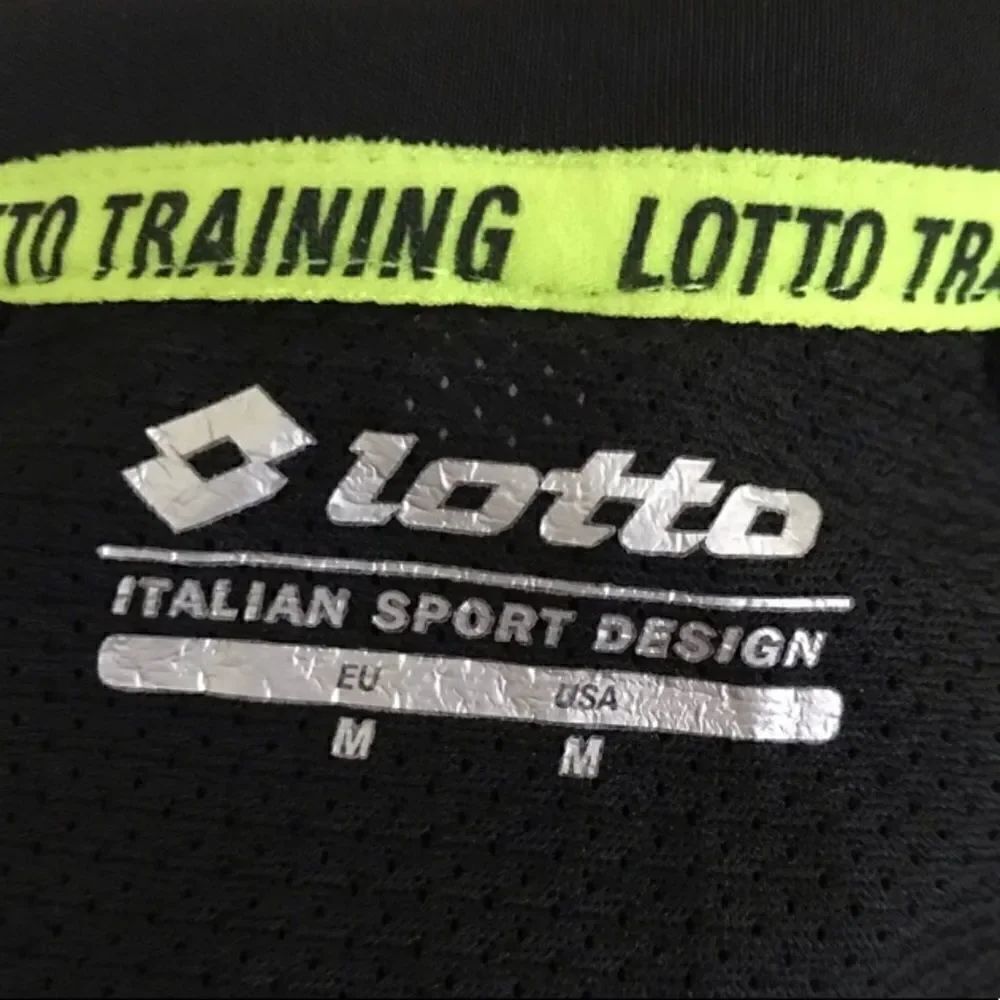 Lotto Italian Sport MEDIUM Black Workout Shirt - Picture 5 of 5